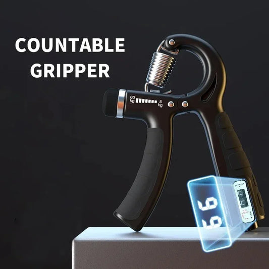 FORCEGRIP PRO - Adjustable Hand Gripper Kit with Rep Counter | Professional Forearm, Wrist & Finger Strengthener for Athletes & Rehabilitation