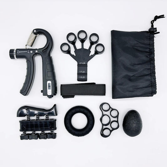 FORCEGRIP PRO - Adjustable Hand Gripper Kit with Rep Counter | Professional Forearm, Wrist & Finger Strengthener for Athletes & Rehabilitation